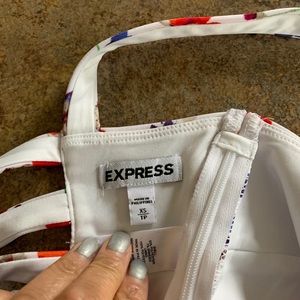 Express Floral print halter top